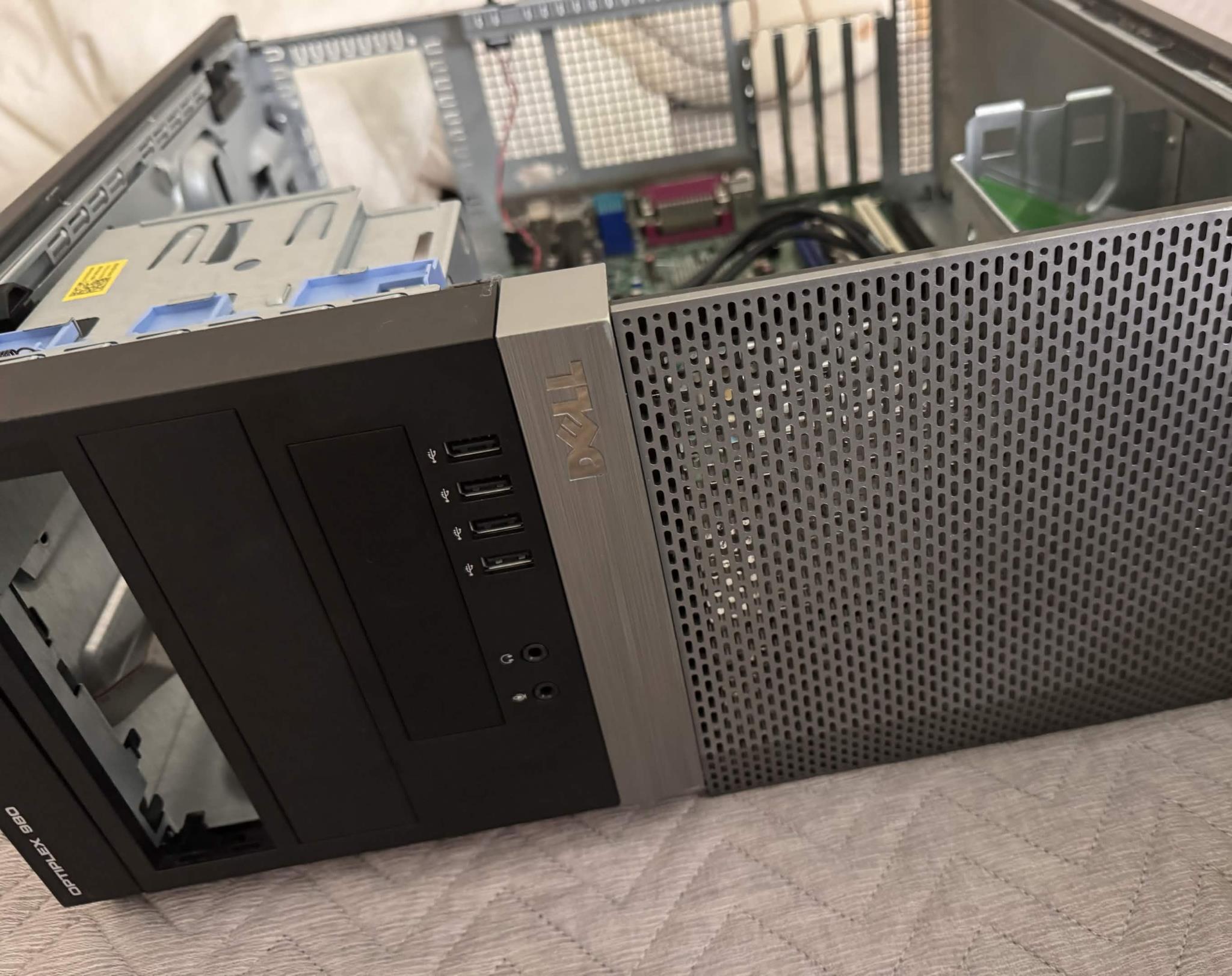 Open OptiPlex case